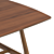 Elegant Travis Dining Table - Modern & Spacious 3D model small image 3