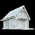 Cozy Getaway Cottage 3D model small image 8