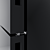 Galatec RFR-H3404 Black: Sleek & Spacious Refrigerator 3D model small image 5