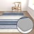 Luxury Carpet Set: High-Quality Textures & 3D Variants 3D model small image 5