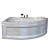 Luxurious Bathtub: Ariana 701 3D model small image 2