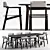 Giorgetti Alexa & Memos: Elegant Chairs & Table 3D model small image 1