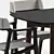 Giorgetti Alexa & Memos: Elegant Chairs & Table 3D model small image 3