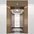 Sleek Button Panel for Elevator 3D model small image 4