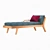 Modern Minimalist Daybed: Mellow 3D model small image 1