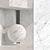 Luxurious Carrara Marble Tile 3D model small image 1