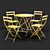 Fermob Bistro Outdoor Set 3D model small image 1