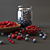 Juicy Berry Delight Set 3D model small image 3