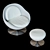 Modern Ball Lounge Chair: Artful White Design 3D model small image 2
