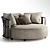 Poltrona Frau Scarlett Sofa: Elegant and Versatile 3D model small image 1