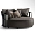 Poltrona Frau Scarlett Sofa: Elegant and Versatile 3D model small image 3