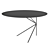 Twin B Round Metal Coffee Table 3D model small image 2