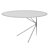 Twin B Round Metal Coffee Table 3D model small image 3