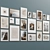 Contemporary Interior Picture Frames 3D model small image 3