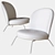 Luxury Puffy Lounge Chair: Calligaris 3D model small image 3