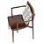 Eleganza Lisa: Italian Natuzzi Armchair 3D model small image 4