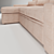 Modern Corner Sofa with Spacious Design 3D model small image 3