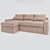 Modern Corner Sofa with Spacious Design 3D model small image 5