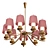 Elegant Arredoluce Chandelier: Angelo Lelii 3D model small image 1