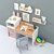 Nursery Desk & Decor 3D model small image 3