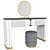 Elegant Vanity Table 2012 3D model small image 5