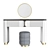 Elegant Vanity Table 2012 3D model small image 6