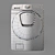 Samsung Turbo+ Washer: Powerful & Efficient 3D model small image 8