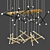 Dutti D0068 LED Chandelier - Modern Elegance 3D model small image 1