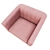 Blush Pink Channel Back Sacha Chair: Stylish and Comfortable 3D model small image 4