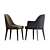 Elegant Domkapa Binoche Dining Armchair Set 3D model small image 3