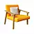 Elegant Armchair by PRADDY/DORSEY 3D model small image 2