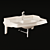 Janson Wall-Mount Porcelain Sink 3D model small image 1