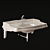 Janson Wall-Mount Porcelain Sink 3D model small image 4