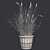  Realistic Cattail Plant with Pot 3D model small image 5