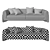 Porada Softbay Sofa: Exquisite Comfort and Style 3D model small image 2