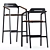 Sleek and Stylish Icon Barstool 3D model small image 2