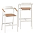 Sleek and Stylish Icon Barstool 3D model small image 3