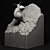 Sleek Snail Sculpture 3D model small image 1
