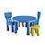 Mammut Kids Chair & Round Table 3D model small image 3