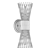 Hall Orta 2-Light Odeon Wall Sconce 3D model small image 2