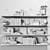 Modern Shelf Unit: Vray & Corona 3D model small image 4