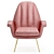 Summit Blush Artisan Velvet Chair 3D model small image 2