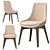 Italian Elegance: Ditre Linear Chair 3D model small image 1