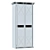 Country Charm Wardrobe 3D model small image 2
