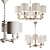 Elegant Gold Chandelier: Freya Tiana 3D model small image 2