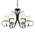 Elegant Fiacolla Pendant Light 3D model small image 1