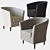 West Elm Mila Armchair: Modern Elegance for Your Home 3D model small image 2