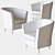 West Elm Mila Armchair: Modern Elegance for Your Home 3D model small image 3