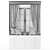 Elegant Curtain Set with Pillows 3D model small image 3