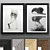  Modern Art Frames Set 3D model small image 1